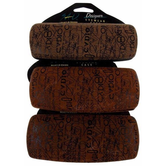 Select A Vision Brown Reading Sunglasses Lot 3 Case Box Cadio Designer Eyewear - Picture 1 of 3